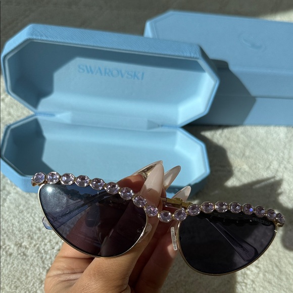 Swarovski Accessories - Swarovski Lavender Crystal Sunglasses